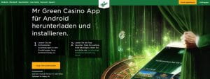 Spielautomaten App Mr Green Casino